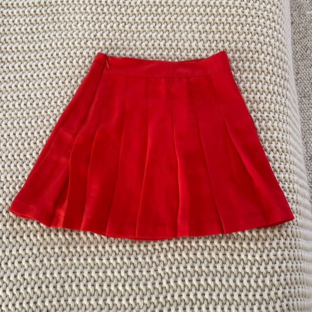 Red Mini Skirt